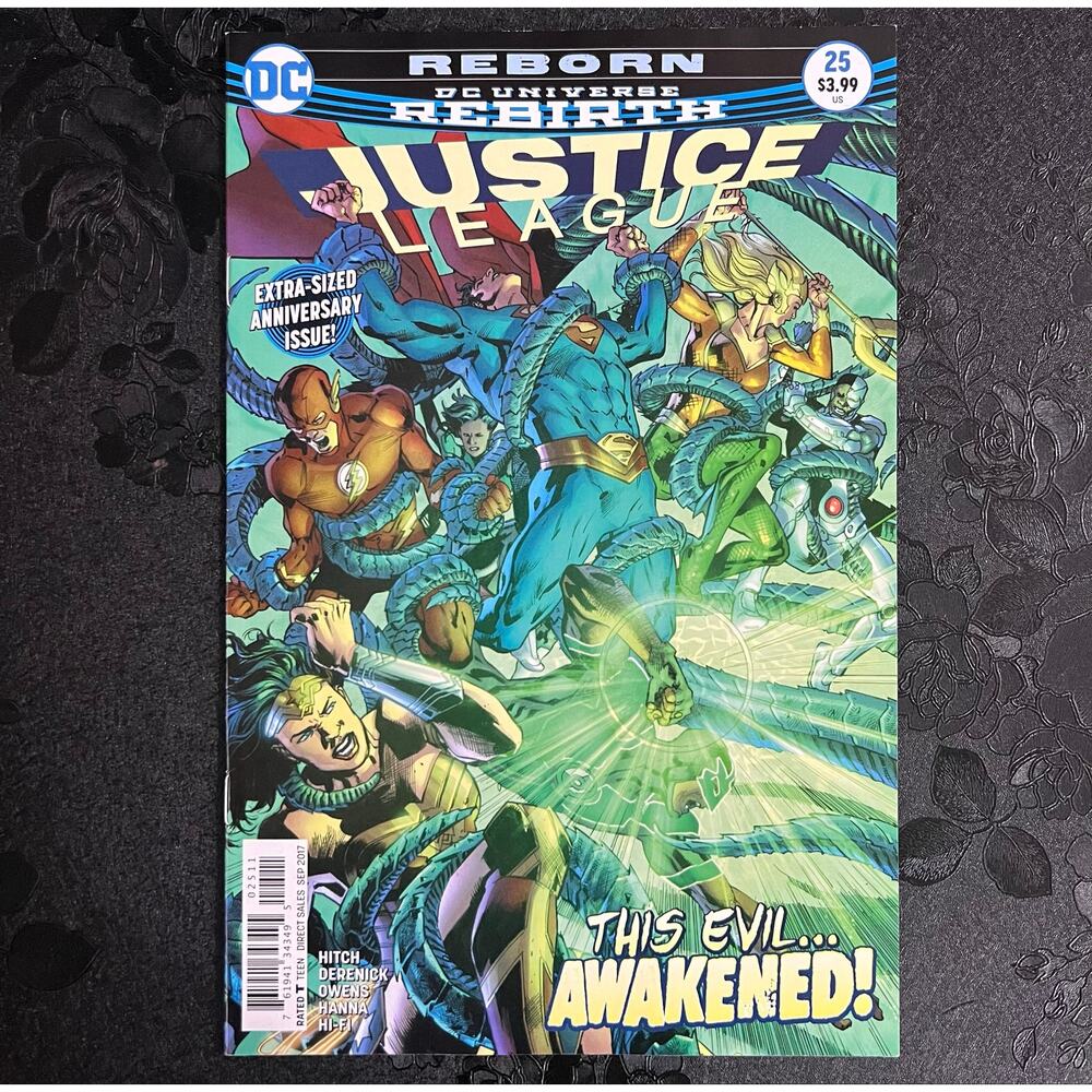 Justice League # 25 Sep 2017 Reborn DC Universe Rebirth Comics